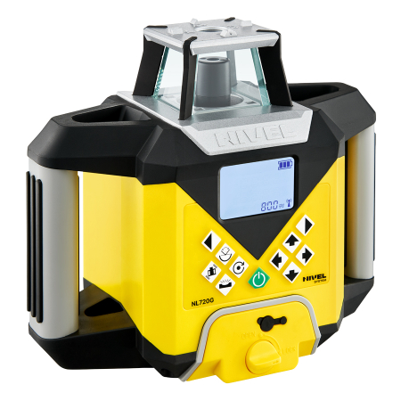 Nivel System NL720G Digital – zielony laser obrotowy 700 m z autowpasowaniem i cyfrowym czujnikiem RD500G Digital